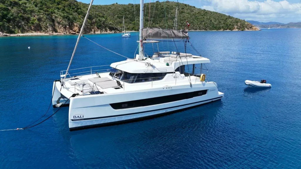 Sail catamaran in the Caribbean Bali 40